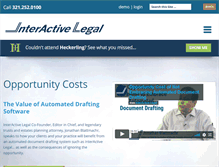 Tablet Screenshot of interactivelegal.com